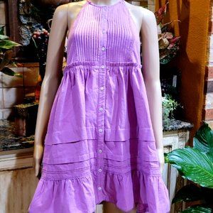 NWT $128 Free People Desert Days Mini dress in Dramatic Orchid XS